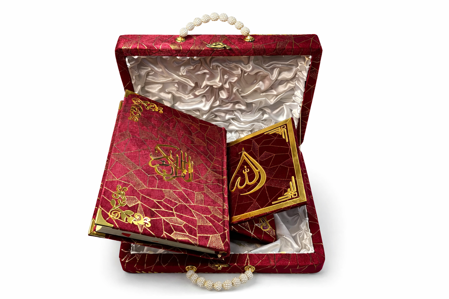 Luxury Red & Golden Quran Gift Set